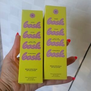 2 NEW BASK SPF 50 Sunscreen Lotion 3.4oz - LOT OF 2